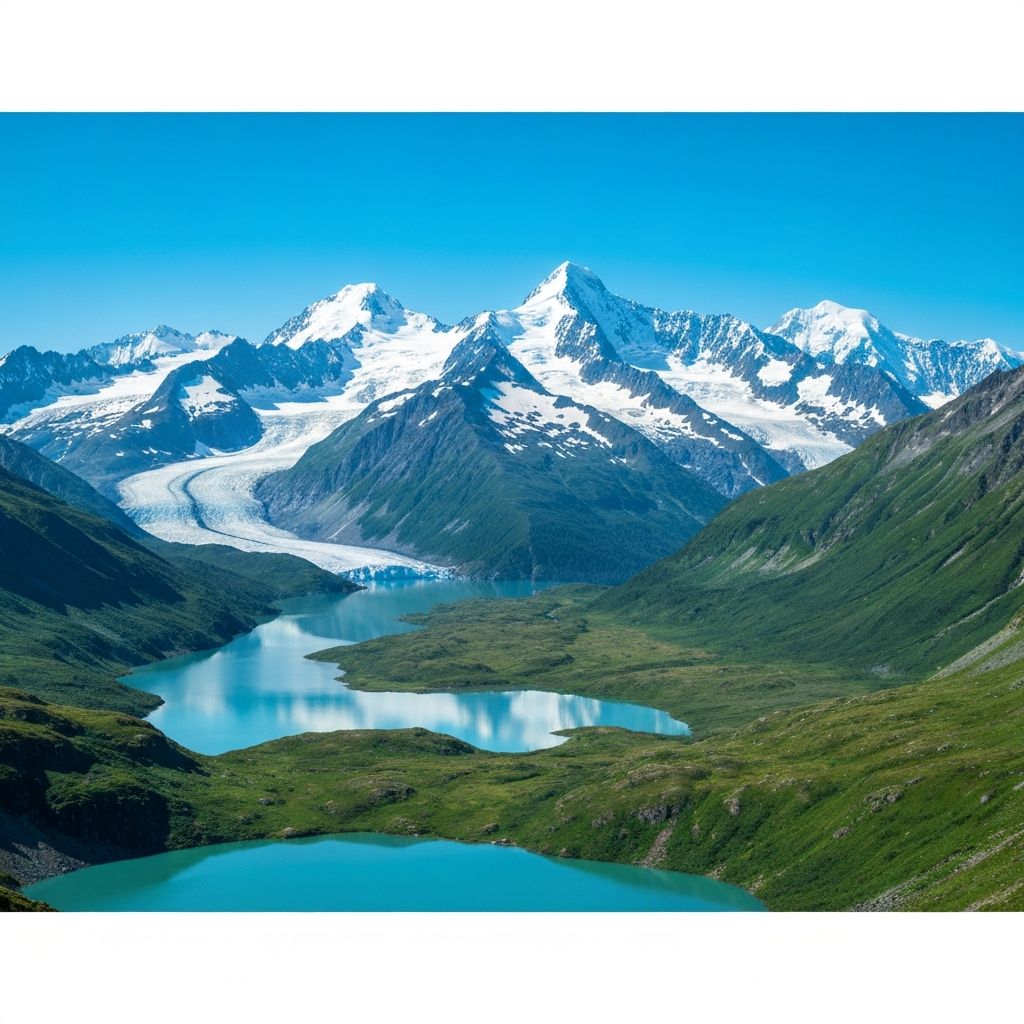 Alaska mountain landscape — Chugach Range